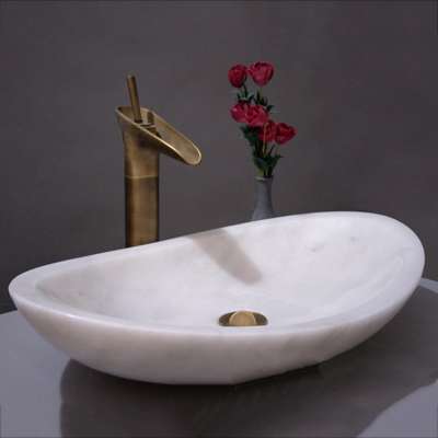 Decorative Indoor Bathroom Sink Stone Wash Basin