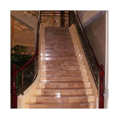 Natural Stone Anti Slip Stairs Customized Design Outdoor Stone Step Risers Granite