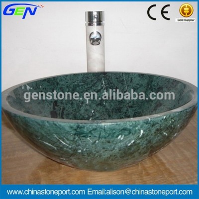 High Quality Green Marble Stone Wash Basin