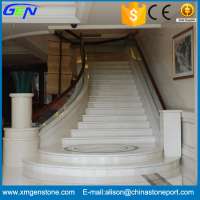 Supply Polished Natural Marble Stone Step Stair