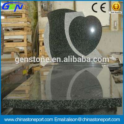 Low Cost Natural Hassan Green Granite Tombstone & Monument