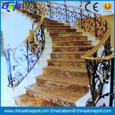 Dark Grey Emperador Marble Cheap Stairs & Floor Tiles