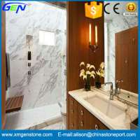 High Quality Natural White Stone Calacatta Marble Design