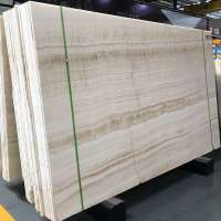 Indoor Polished Natural White Wood Vein Onyx Stone