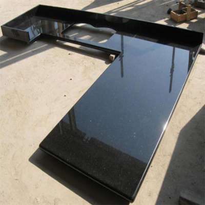 Natural Stone Black Granite Kitchen Countertop